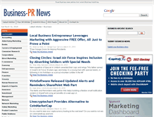 Tablet Screenshot of business-prnews.com